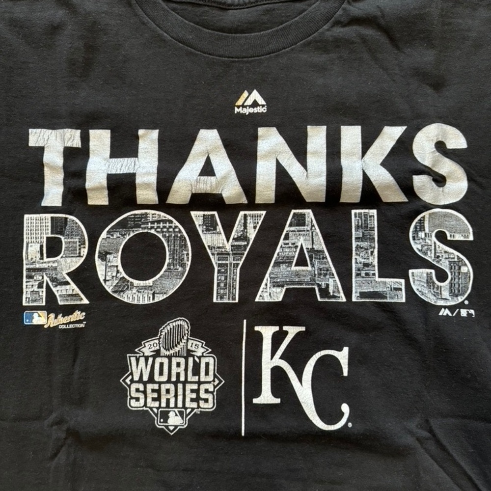 Kansas City Royals 2015 World Series Champions KC T-Shirt